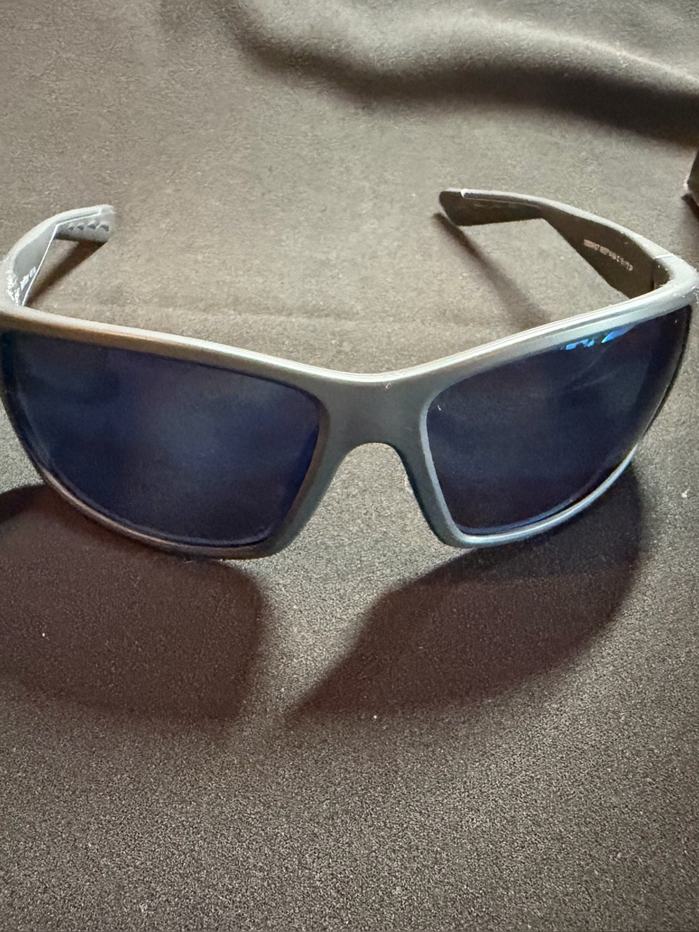Costa Del Mar Sport Sunglasses - Gray Frame with Blue Lenses